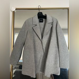 Theory New Divide Wool Cashmere Coat XS